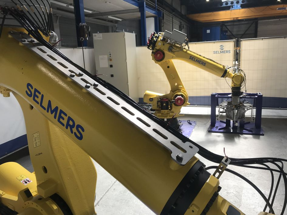 Selmers robotisering in de machinebouwhal